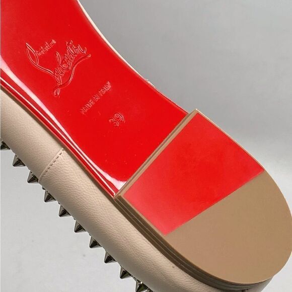 Christian Louboutin Mamadrague Spikes Red Sole Ballerina Flats size 39 - Picture 15 of 15